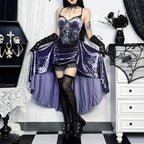 Victoria Velvet A-line Lace Midi Dress image 4