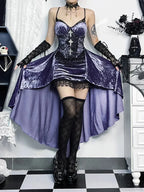 Victoria Velvet A-line Lace Midi Dress image 2