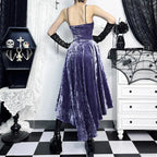 Victoria Velvet A-line Lace Midi Dress image 5