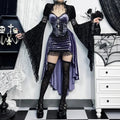 Victoria Velvet A-line Lace Midi Dress image 1