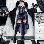 Victoria Velvet A-line Lace Midi Dress image 1
