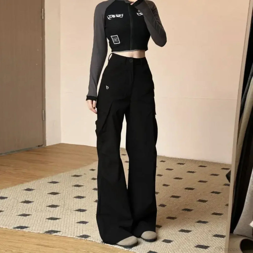 Vintage American Cargo High Waist Pants image 4