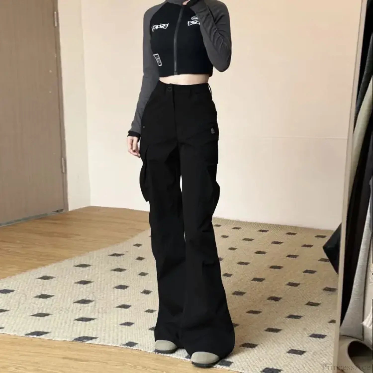 Vintage American Cargo High Waist Pants image 5