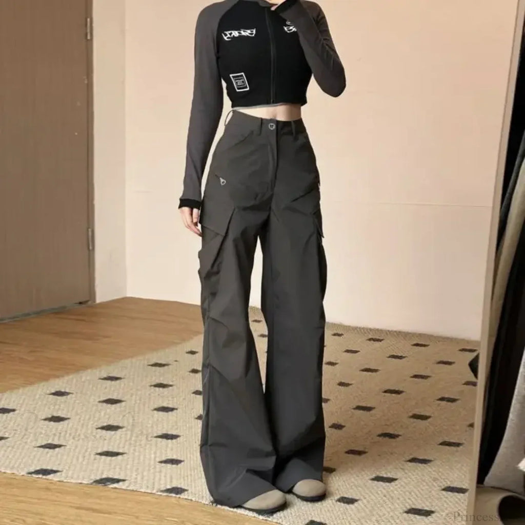 Vintage American Cargo High Waist Pants image 2