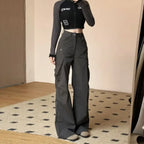 Vintage American Cargo High Waist Pants image 2