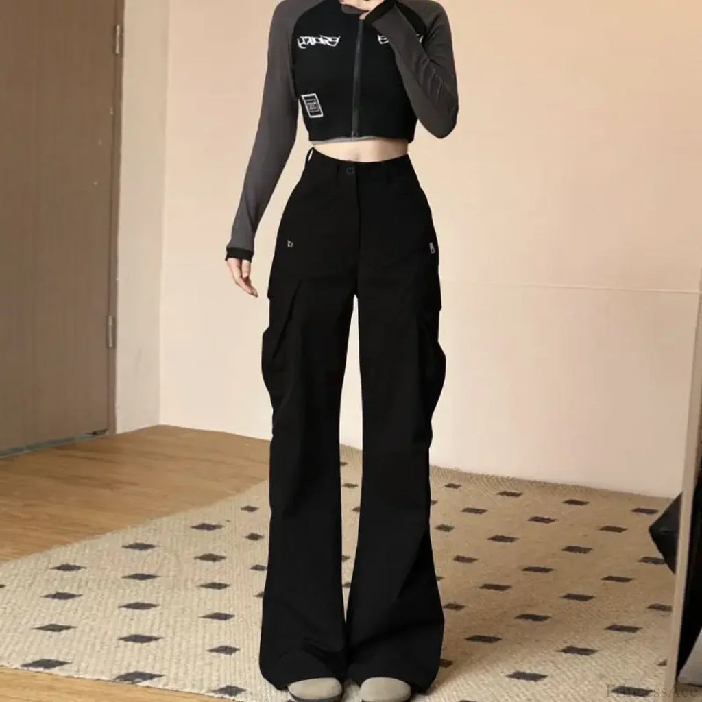 Vintage American Cargo High Waist Pants image 3