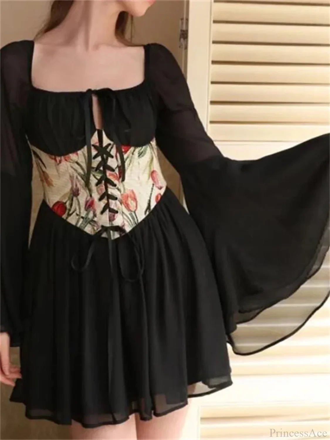 Vintage Bandage Corset Mini Dress image 3