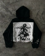 Vintage Black Zipper Hoodie image 7