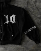 Vintage Black Zipper Hoodie image 4