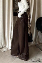 Vintage Brown High Waist Straight Leg Jeans image 3