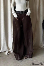 Vintage Brown High Waist Straight Leg Jeans image 2