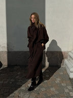 Vintage Brown Wool Blends coat image 2