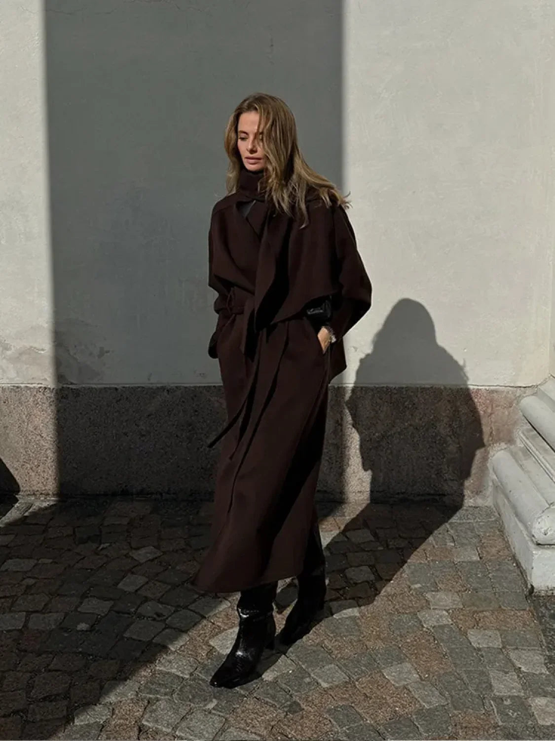 Vintage Brown Wool Blends coat image 2