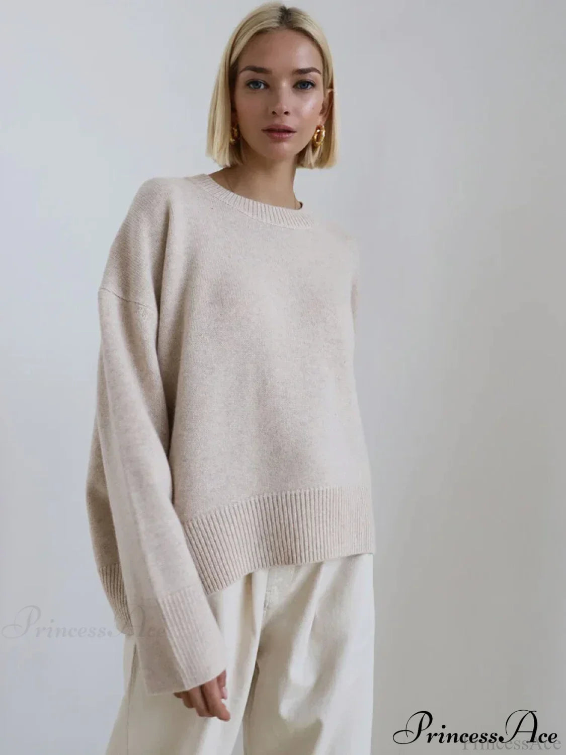 Vintage Casual Cozy Stylish Autumnal Streetwear Warm Long Sleeve Sweater image 9