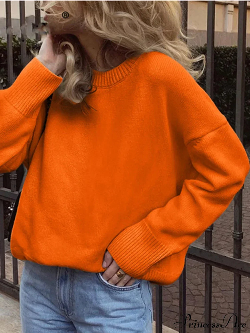 Vintage Casual Cozy Stylish Autumnal Streetwear Warm Long Sleeve Sweater image 11