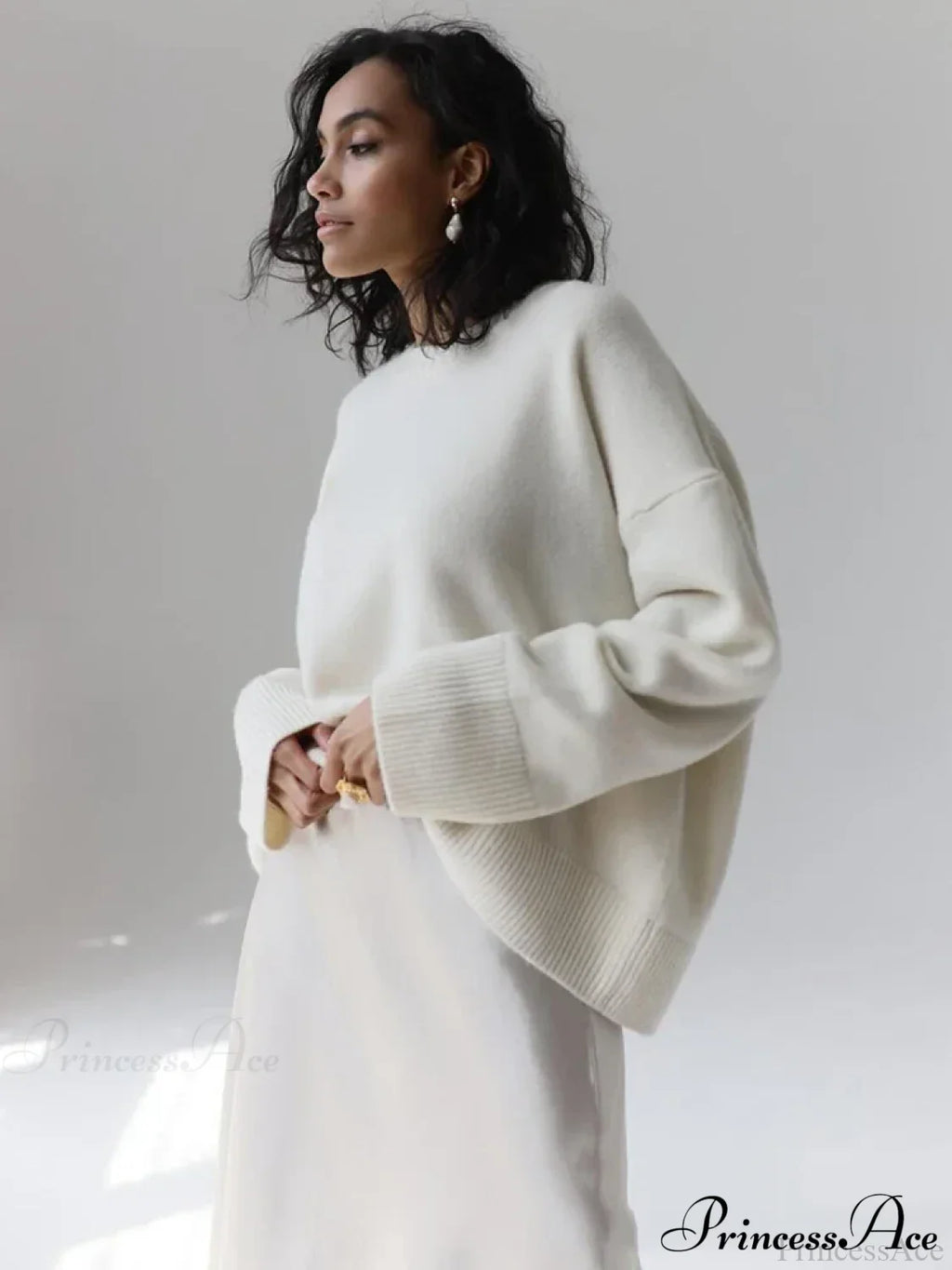 Vintage Casual Cozy Stylish Autumnal Streetwear Warm Long Sleeve Sweater image 2