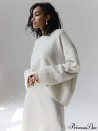 Vintage Casual Cozy Stylish Autumnal Streetwear Warm Long Sleeve Sweater image 2