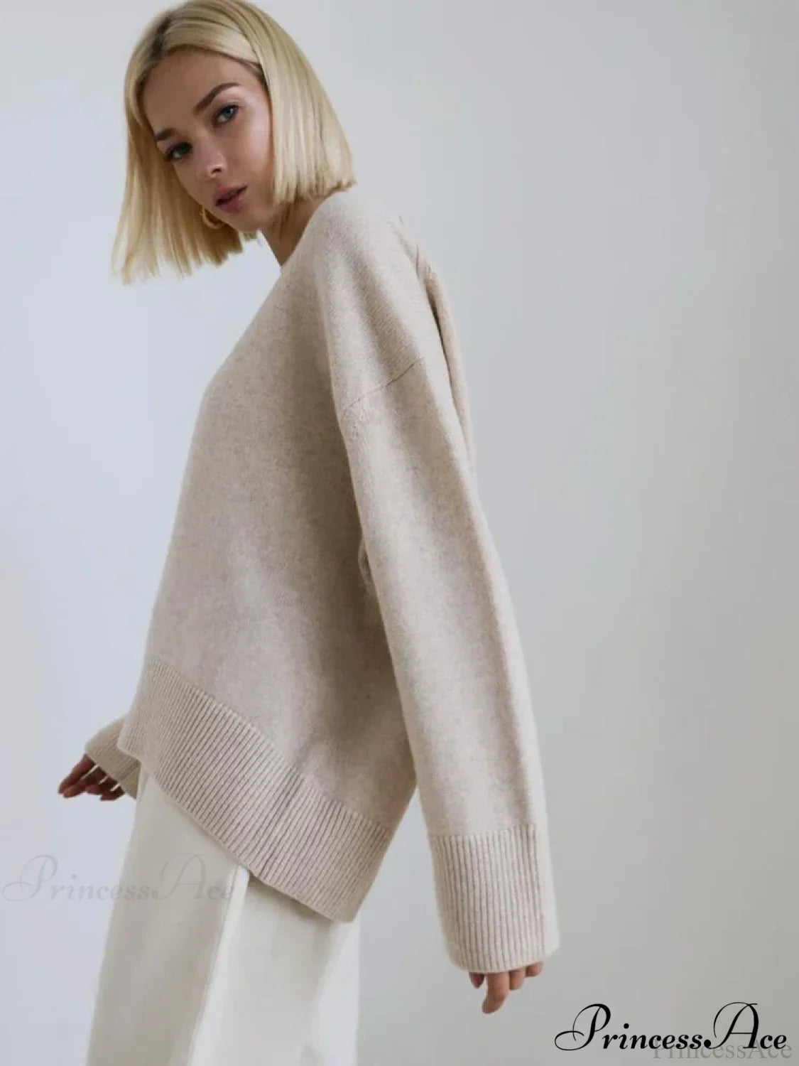 Vintage Casual Cozy Stylish Autumnal Streetwear Warm Long Sleeve Sweater image 6