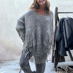 Vintage Casual Knitted Sweater Midi Dress image 6