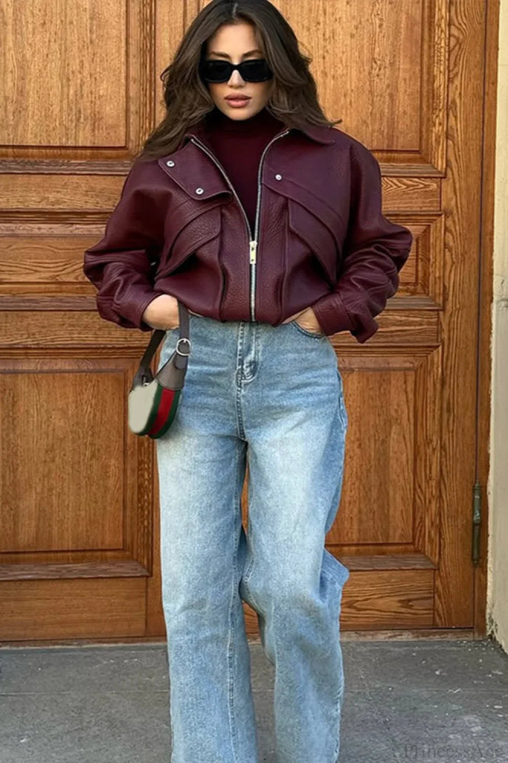 Vintage Casual Lapel Loose Suede Jacket image 3