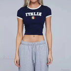 Vintage Crop Top T-shirt image 3