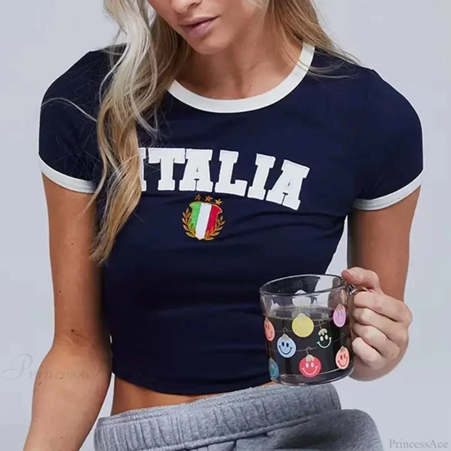 Vintage Crop Top T-shirt image 5