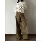 Vintage Denim Wide Leg Pants image 4