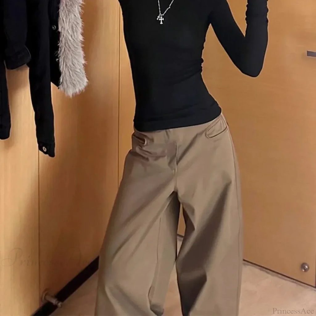 Vintage Denim Wide Leg Pants image 6