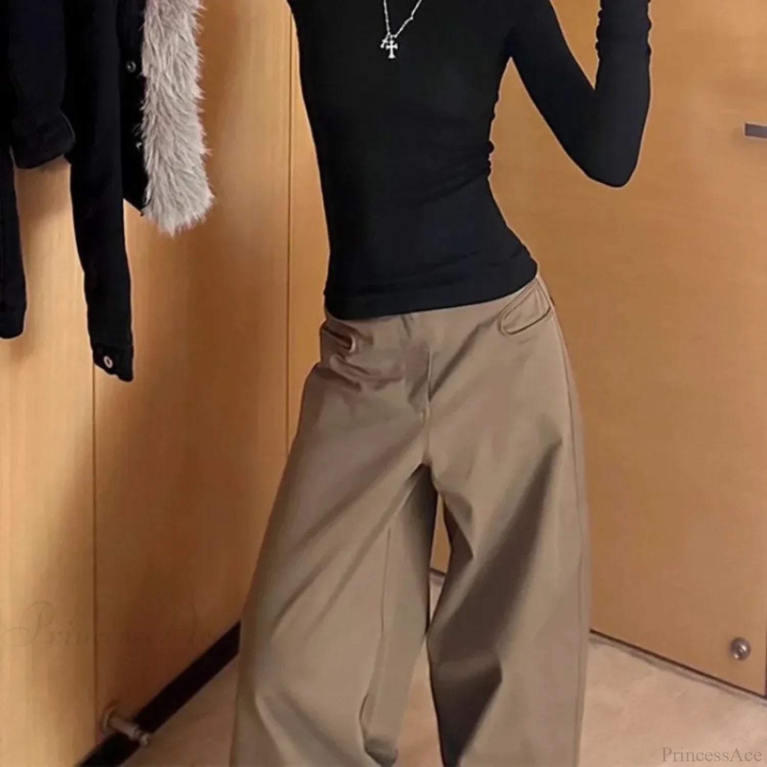 Vintage Denim Wide Leg Pants image 6