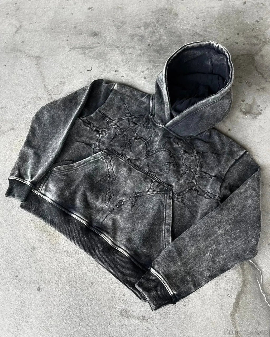 Vintage Embroidery Oversized Hoodie image 1