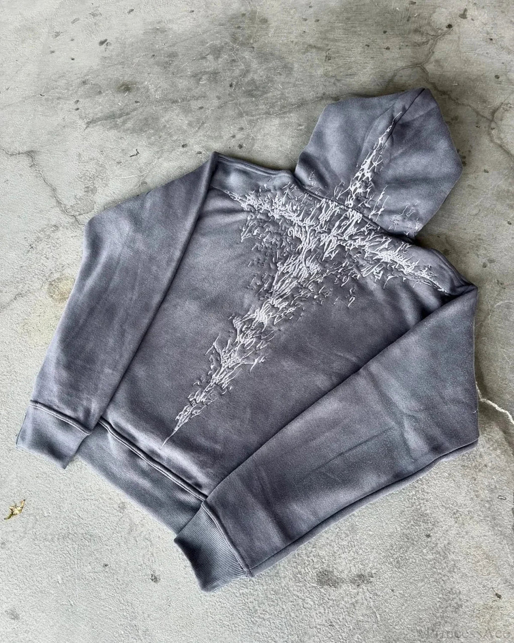 Vintage Embroidery Oversized Hoodie image 3