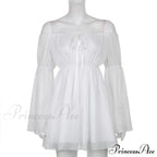 Vintage Flare Sleeve Party Bandage Mini Dress image 7