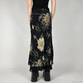 Vintage Floral Print Low Rise Slim-Fitting Streetwear Skirt image 2