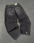 Vintage Gothic Cross Wings Stitched Pants image 15