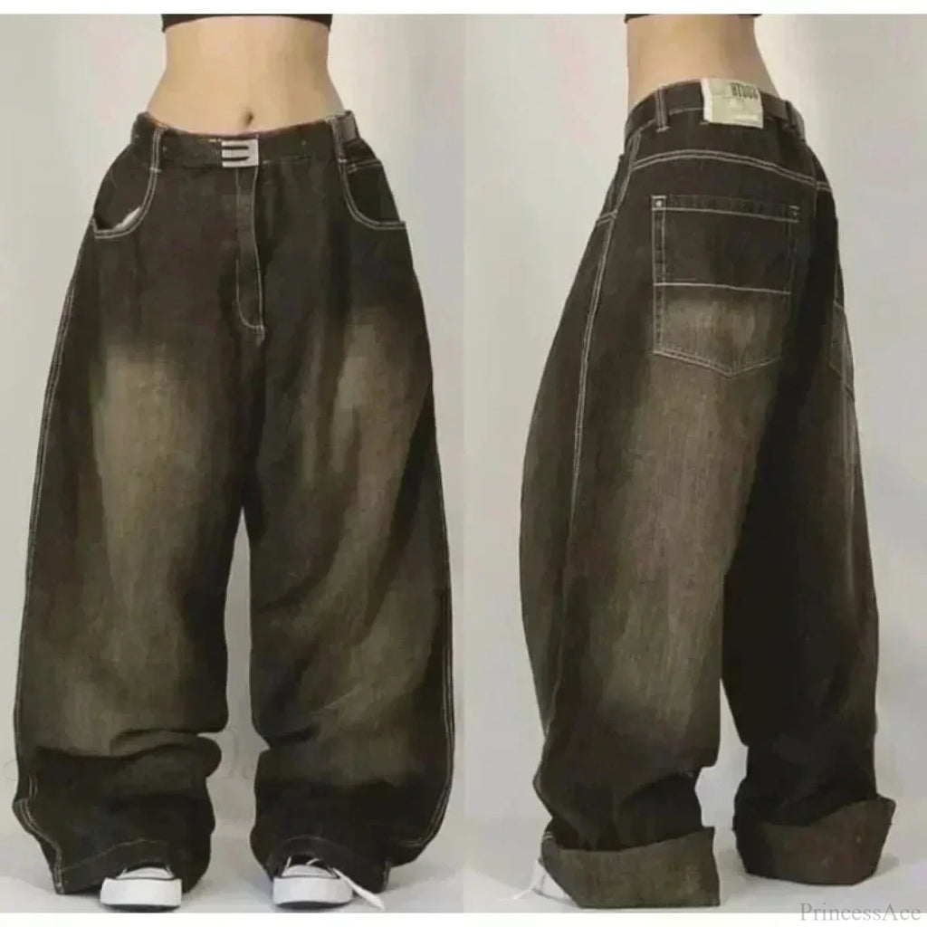Vintage Gothic Cross Wings Stitched Pants image 19