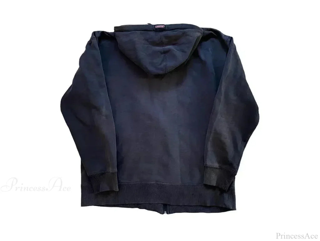 Vintage Gothic Skull Zip Up Hoodie image 4