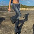 Vintage High Waist Street Shot Y2K Jeans image 1