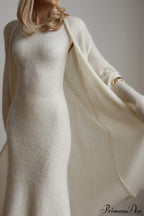 Vintage Knit Cardigan and Sleeveless Dress Two Piece Set image 5