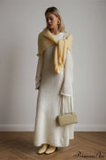 Vintage Knit Cardigan and Sleeveless Dress Two Piece Set image 1