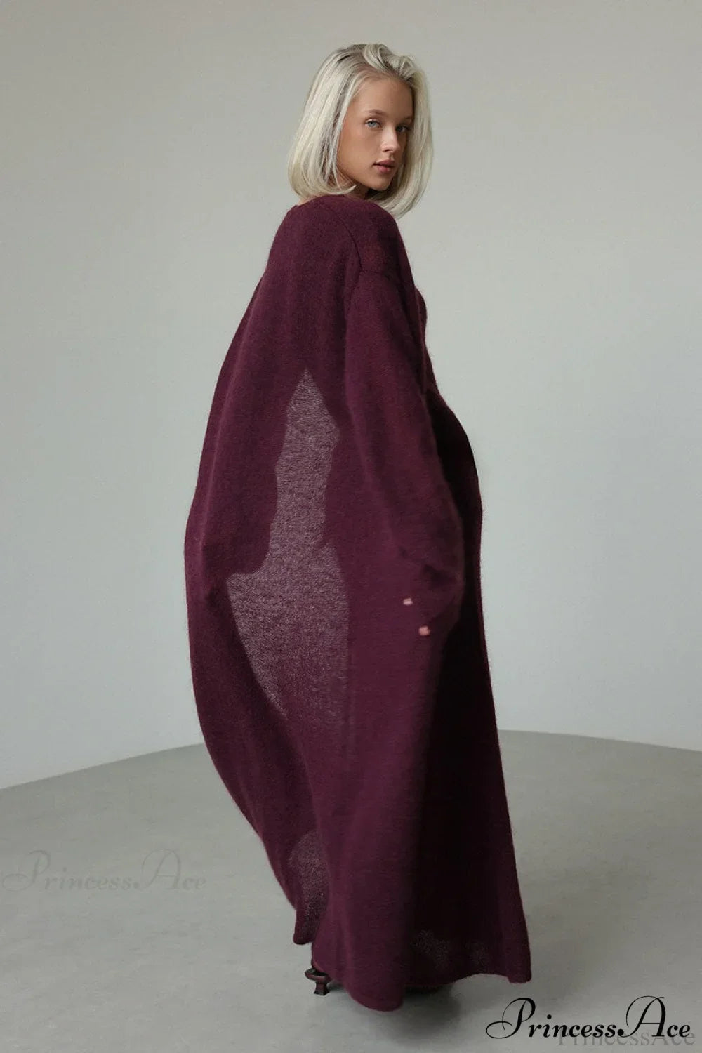 Vintage Knit Cardigan and Sleeveless Dress Two Piece Set image 8