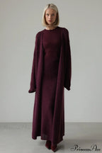 Vintage Knit Cardigan and Sleeveless Dress Two Piece Set image 9