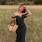 Vintage Lace Off-Shoulder Strap Party Dress image 15