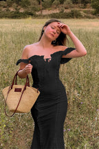 Vintage Lace Off-Shoulder Strap Party Dress image 6