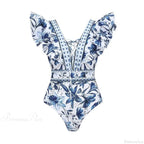 Vintage Printed Sarong Two Piece Set image 10