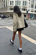 Vintage Shirt Style Trench Coat image 5
