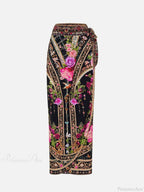 Vintage Sling Print Backless Bikini One Piece image 3