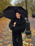 Vintage Solid Plush Fluffy Short Coat image 9
