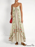 Vintage Spaghetti Strap Sleeveless Elegant Long Maxi Dress image 7