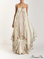 Vintage Spaghetti Strap Sleeveless Elegant Long Maxi Dress image 11