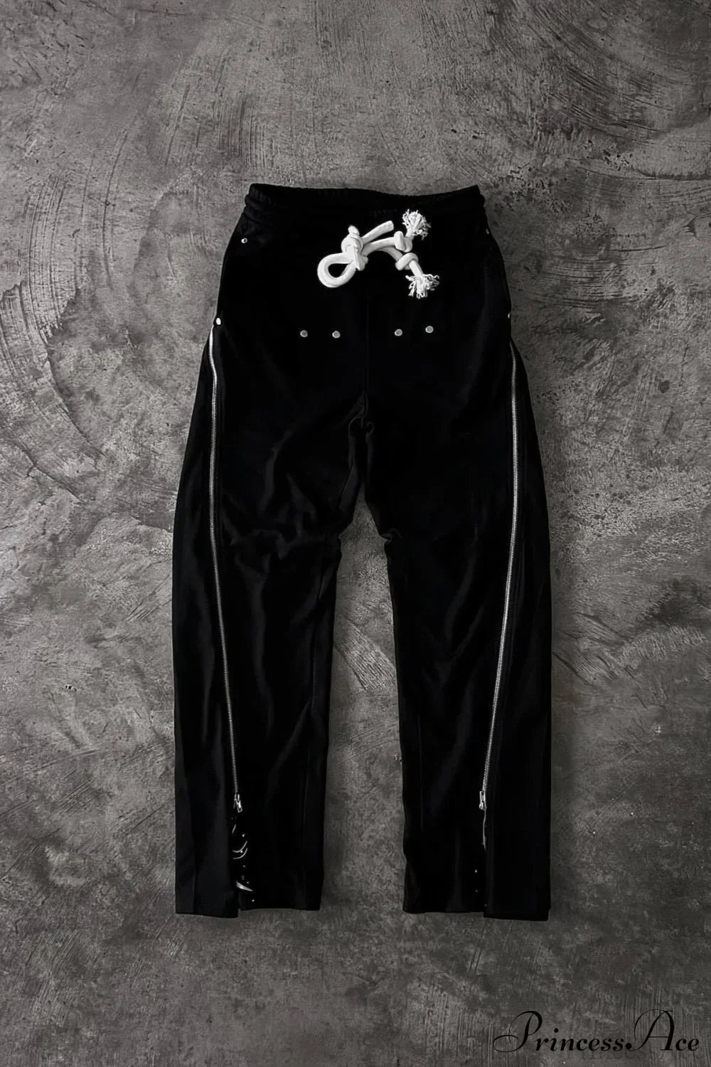 Vintage Street Print Casual Track Pants image 2
